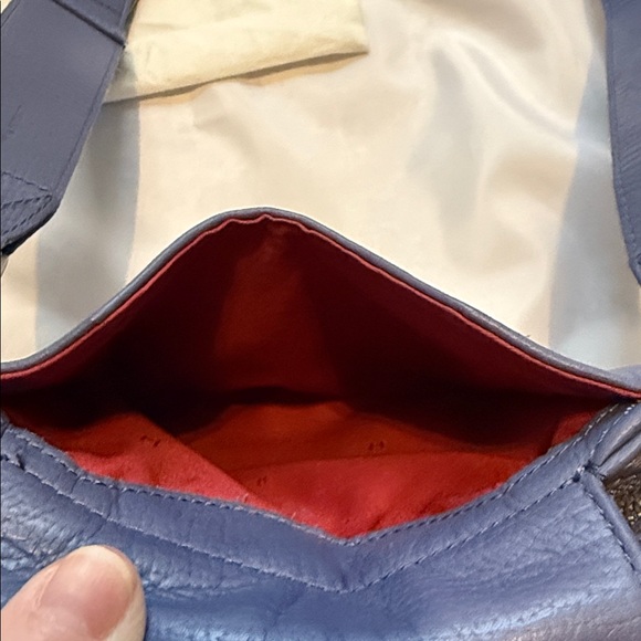 Hammitt Blue Leather Crossbody Bag - Picture 9 of 9